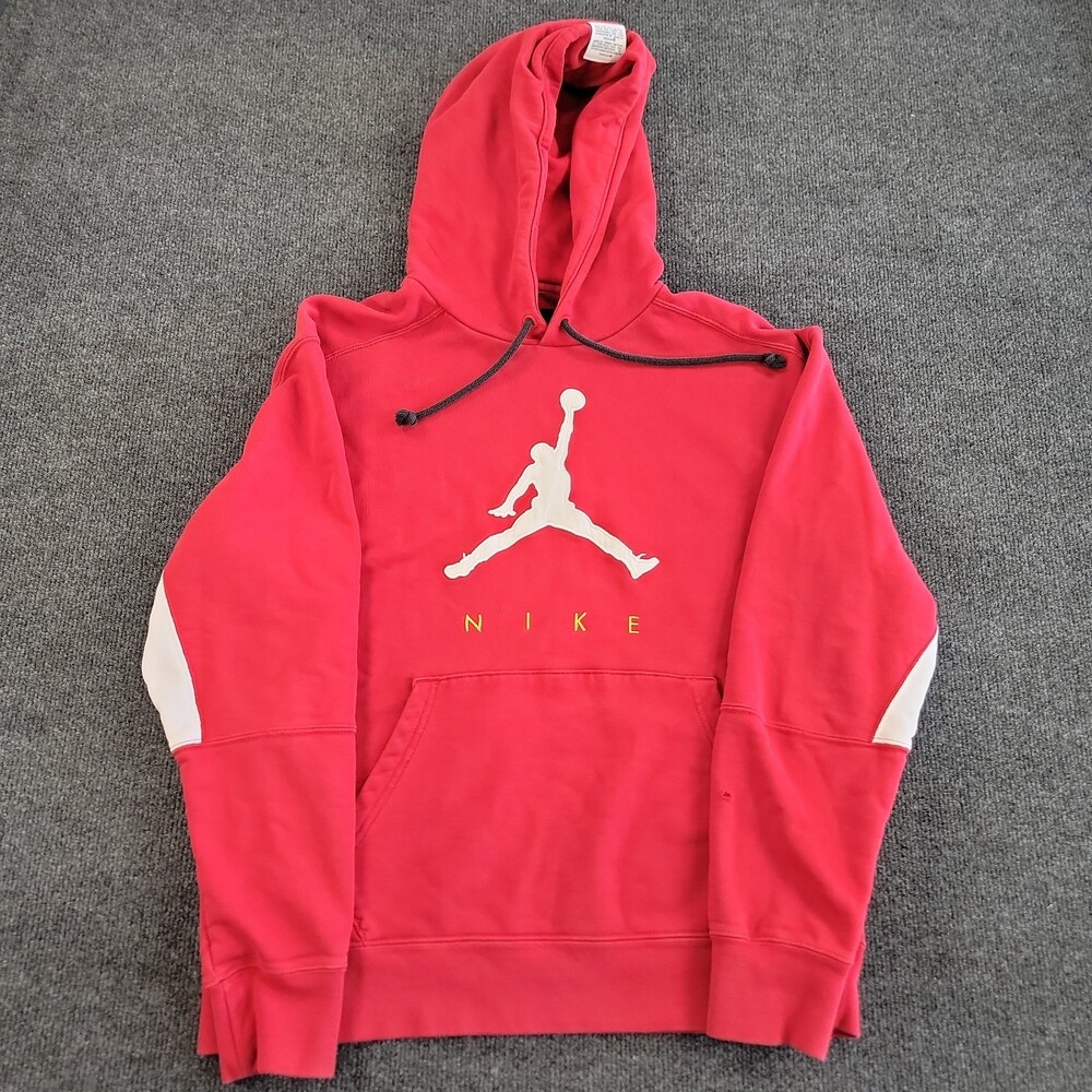Nike Air Jordan Jumpman Hoodie Red/White Men’s Size Medium Classic Jordan